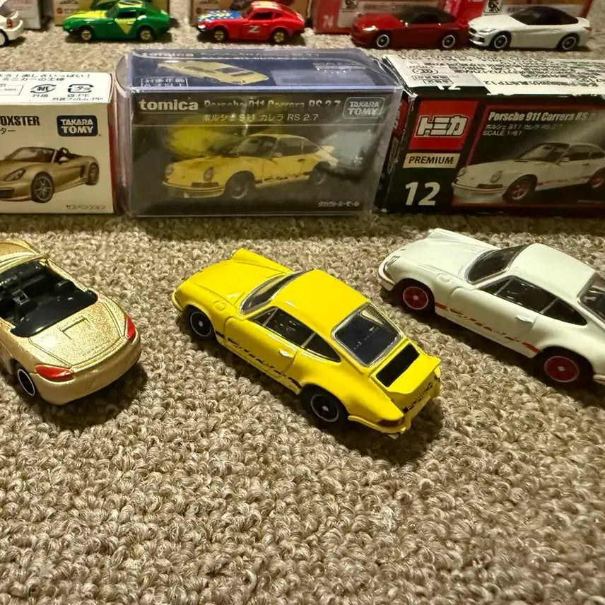 [BUNJANG] Tomica Porsche Bundle Set (Boxster, 911 Carrera RS 2.7) / [토미카] 포르쉐 3종 일괄