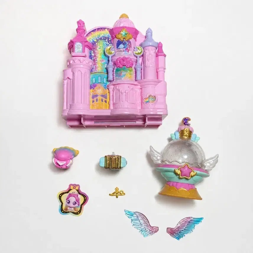 [BUNJANG] Aurora Ping Figure with Castle House Set / 오로라핑 피규어 + 캐슬하우스(구성품 다 있음)