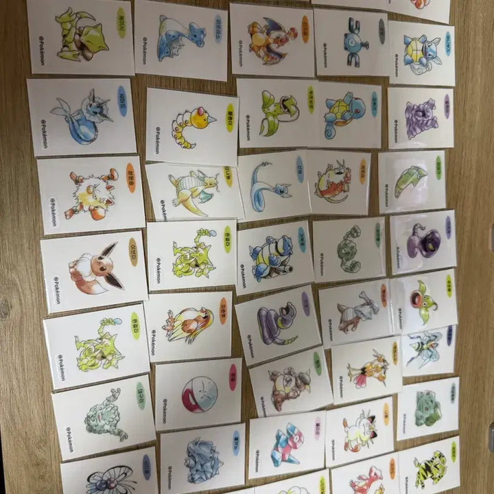 [BUNJANG] Pokemon Artwork Stickers / 포켓몬 아트워크 띠부씰