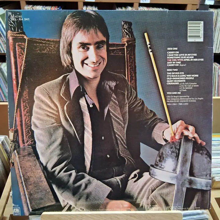 [BUNJANG] Chris de Burgh CRUSADER LP Vinyl Record / 희귀 소장가치 크리스 디버그 CRUSADER LP