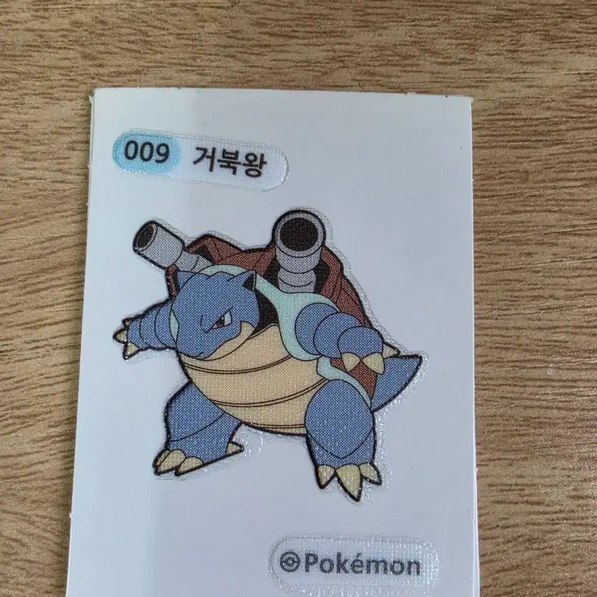[BUNJANG] Pokemon Sticker Turtle King 
