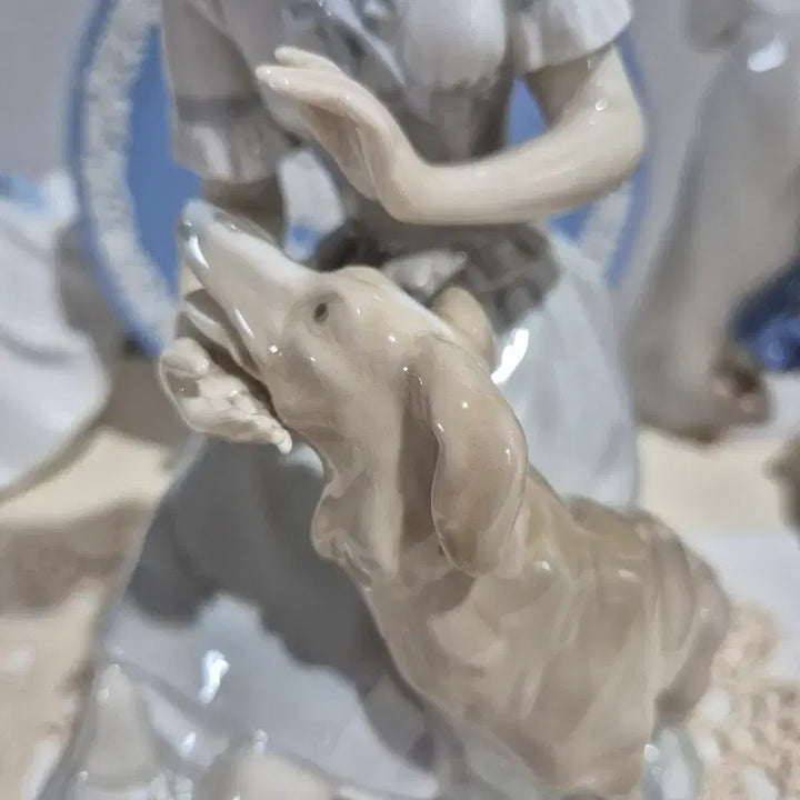 [BUNJANG] Yadoranawo Girl and Dog Figurine / 야드로 나오 강아지와소녀