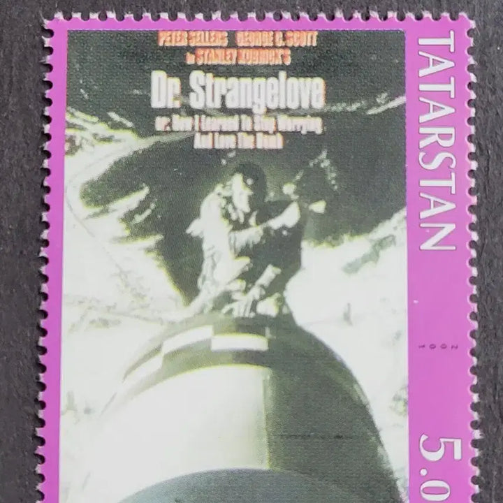 [BUNJANG] Stanley Kubrick Doctor Strangelove Peter Sellers George C. Scott Commemorative Stamp / 2001년 미국 스탠리큐브릭감독영화 닥터스트레인지러브 주인공 피터셀러스 조지스코트기념 우표