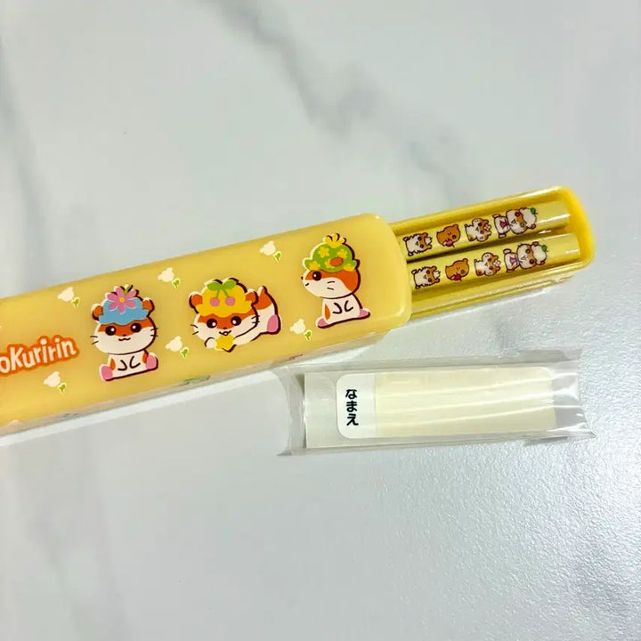 [BUNJANG] Vintage Korokoro Kuririn Chopstick Case Set / 고전 코로코로쿠리링 젓가락 케이스 세트