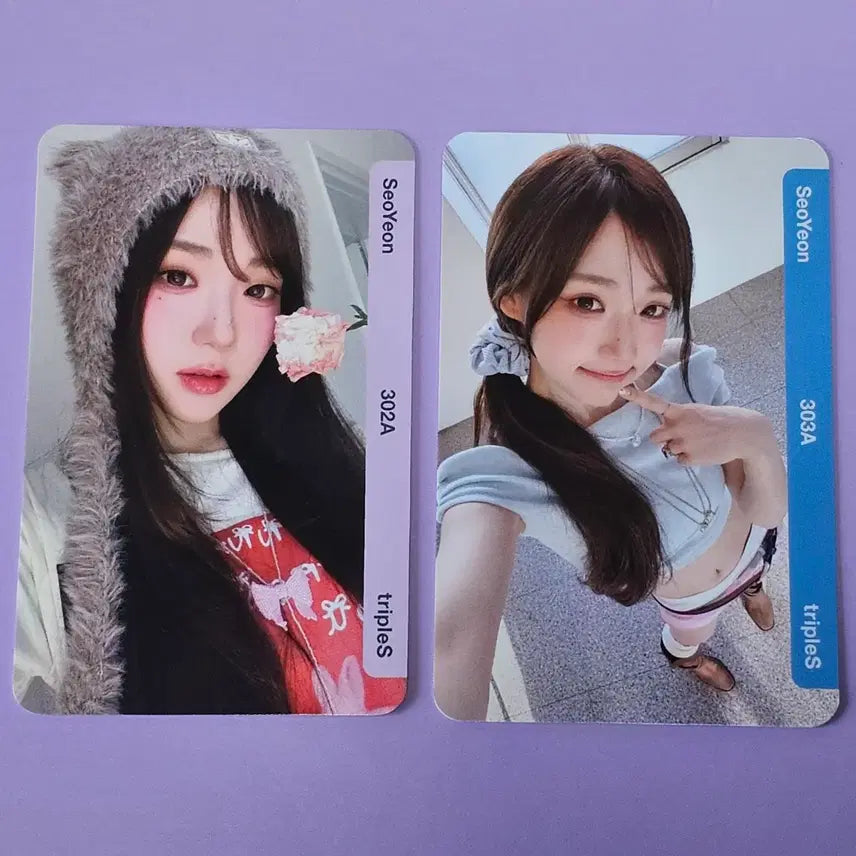[BUNJANG] tripleS SeoYeon CC302 CC303 Baby Flower Album Object / 트리플에스 서연 CC302 CC303 베이비플라워 앨범 오브젝트