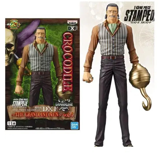 [BUNJANG] One Piece Stampede DXF Grandline Men Vol. 4 Crocodile Figure / 원피스 스탬피드 극장판 DXF 그랜드라인 맨 vol.4 크로커다일