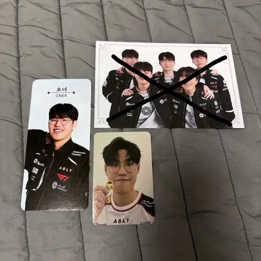 [BUNJANG] T1 Official Popup Postcard Bookmark Bundle Set / [일괄] 오너 암행천문 팝업 엽서 특전 포카 책갈피 티원 T1