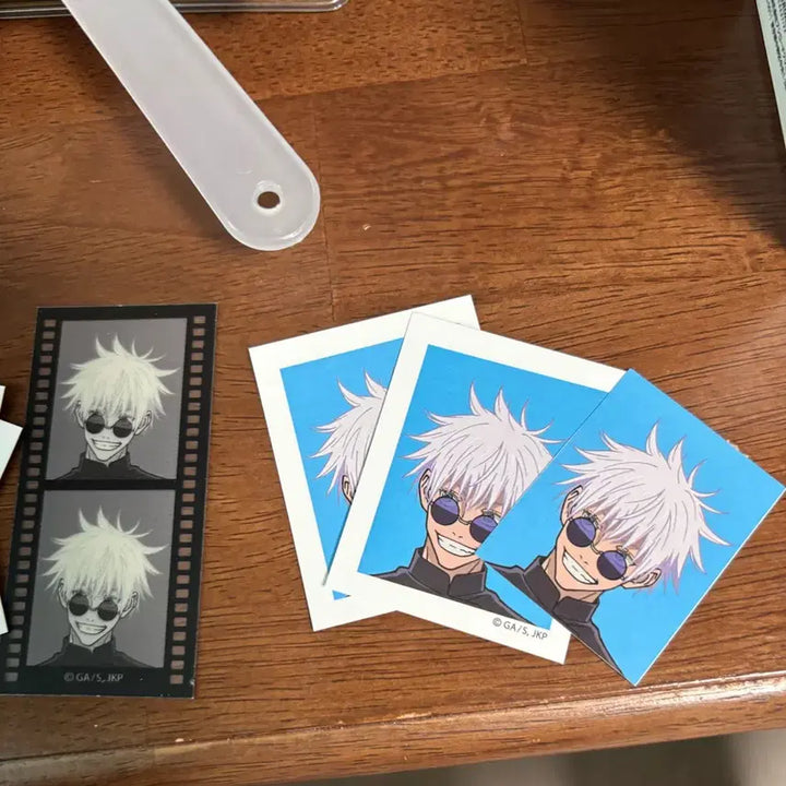 [BUNJANG] Jujutsu Kaisen Kaigyo/Hakari Event Proof Photo Film Cut Set (Gojo, Geto, Shoko) / 주술회전 회옥옥절 팝업 증명사진 필름컷 사진 고죠 게토 쇼코 일괄