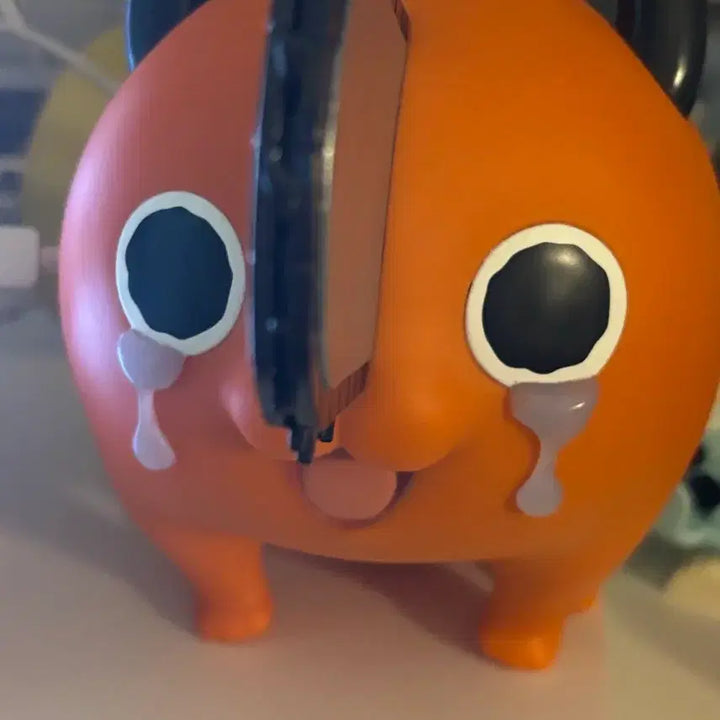 [BUNJANG] Chainsaw Man Pochita Sofubi Figure (Damaged Tail) / 체인소맨 소프비 엉엉슨 포치타