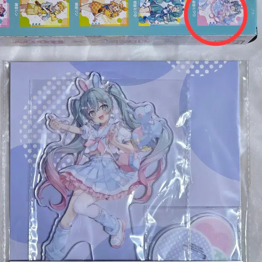 [BUNJANG] Rody Miku B-Prize Acrylic &amp; I-Prize Poster Bundle Set / 로디 미쿠 B상 아크릴 I상 로디미쿠 일러스트 포스터 일괄