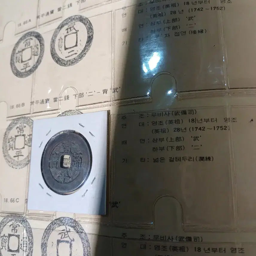 [BUNJANG] Joseon Dynasty Sangpyeongtongbo Gi-i Uilpyo Coin (Special Edition) / 상평통보 당이전 배 기이 우일표 (별체임)