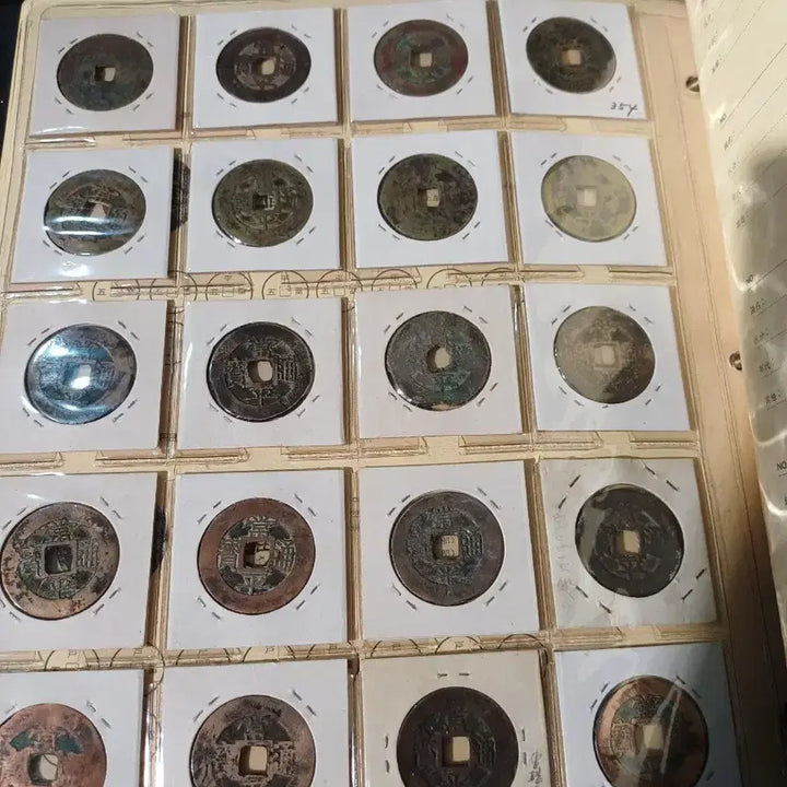 [BUNJANG] Sangpyeong Tongbo Dang-o-jeon Coin Set (1-10) / 상평통보 당오전 배평 하부숫자전 1~10 완전세트