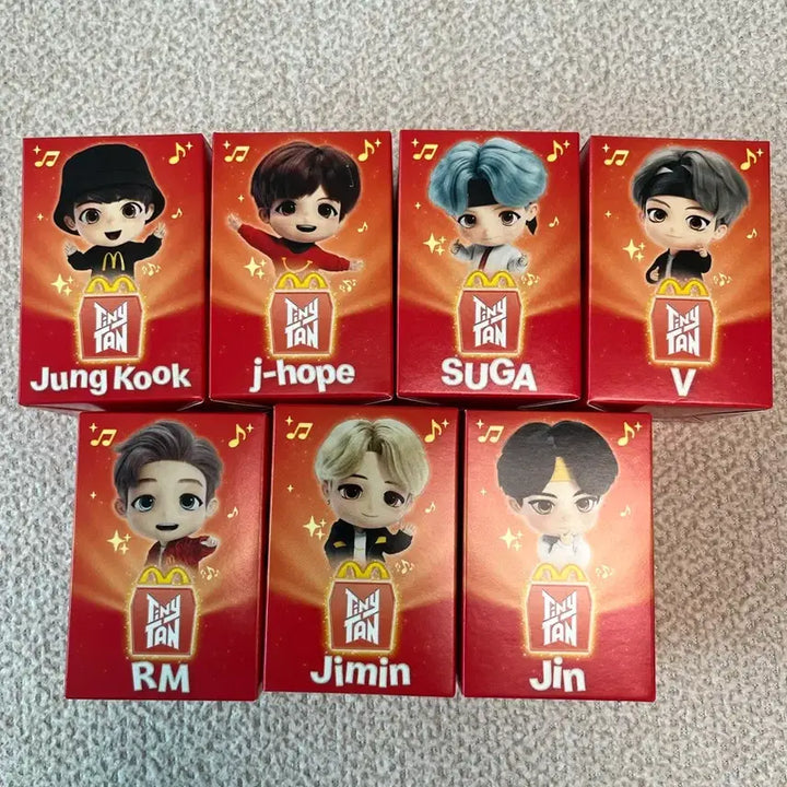 [BUNJANG] BTS TinyTAN Figures 2 Types Full Set (Sealed) / BTS피규어 2종 풀세트(미개봉)