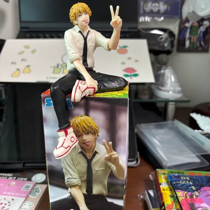[BUNJANG] Chainsaw Man Denji Noodles Stopper Figure / 체인소맨 세가 덴지 누들스토퍼 피규어