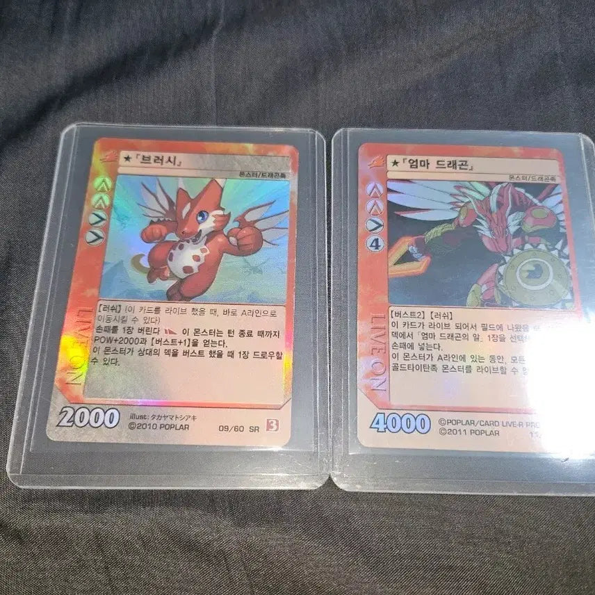 [BUNJANG] Liveon Card Driver Brush &amp; Mom Dragon SR Card / 라이브온 카드리버 브러시 /  엄마 드래곤 SR