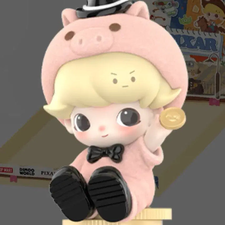 [BUNJANG] Pop Mart DIMOO Pixar Collection Ham Figure / 팝마트 디무 픽사 피규어 햄