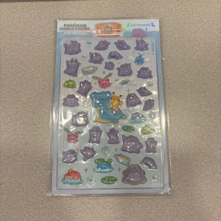 [BUNJANG] Ditto Bubble Sticker / 메타몽 버블 스티커 새상품