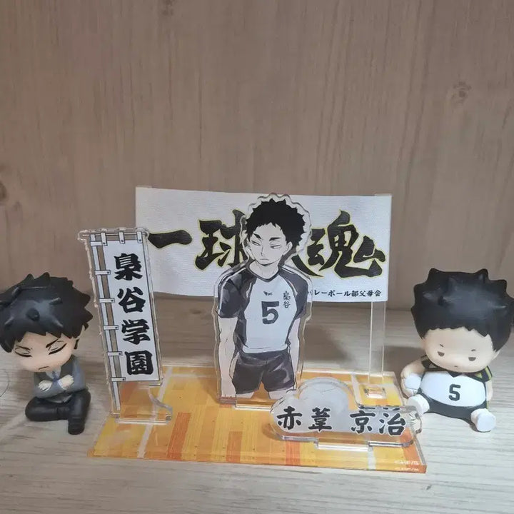 [BUNJANG] Haikyuu!! Akaashi Keiji Banner Acrylic Stand + Gacha Figures Bundle Set / 하이큐 아카아시 현수막 아크릴 + 가챠2개 일괄