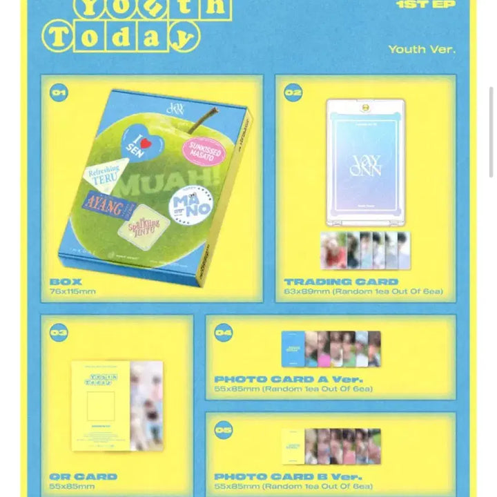 [BUNJANG] VAYONN 1ST EP Youth Today (Youth Ver.) Sealed Album / 베이온 VAYONN 1ST EP 미개봉 앨범