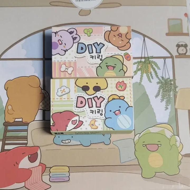 [BUNJANG] Pixelly Dly Keyring A/B Bundle Set / 픽셀리 Dly키링 A,B세트 일괄(수수료 포함)