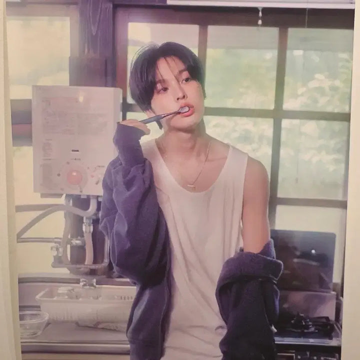 [BUNJANG] NCT WISH One Summer Wish Exhibition A2 Poster Riku A &amp; B Version (Sealed) / [미개봉] 엔시티위시 전시회 one summer wish A2 포스터 리쿠 A, B 버전