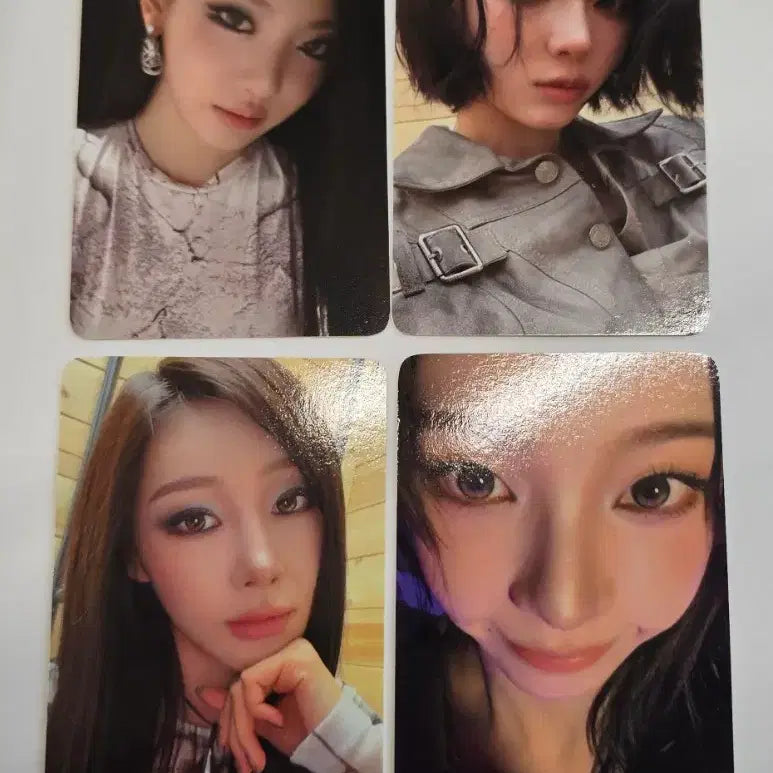 [BUNJANG] Aespa Everline EL Photocard Lemonade POB Set / 4장 세트) 에스파 에버라인 el 포토카드 예판 미공포 양도 aespa 레모네이드