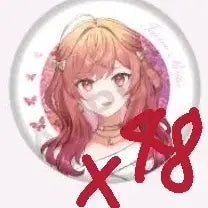 [BUNJANG] Hololive Ichijou Ririka New Wave Can Badge Set (48 pieces) / 홀로라이브 이치조 리리카 뉴웨이브 캔뱃지 48개
