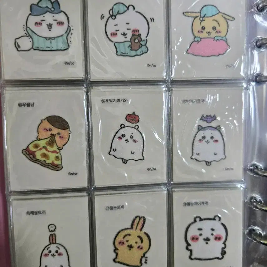 [BUNJANG] Cheekawaii Retro Stickers (Set 1 &amp; 2) - 66 Types / 치이카와 먼작귀 레트로 띠부씰 66종(1탄,2탄)