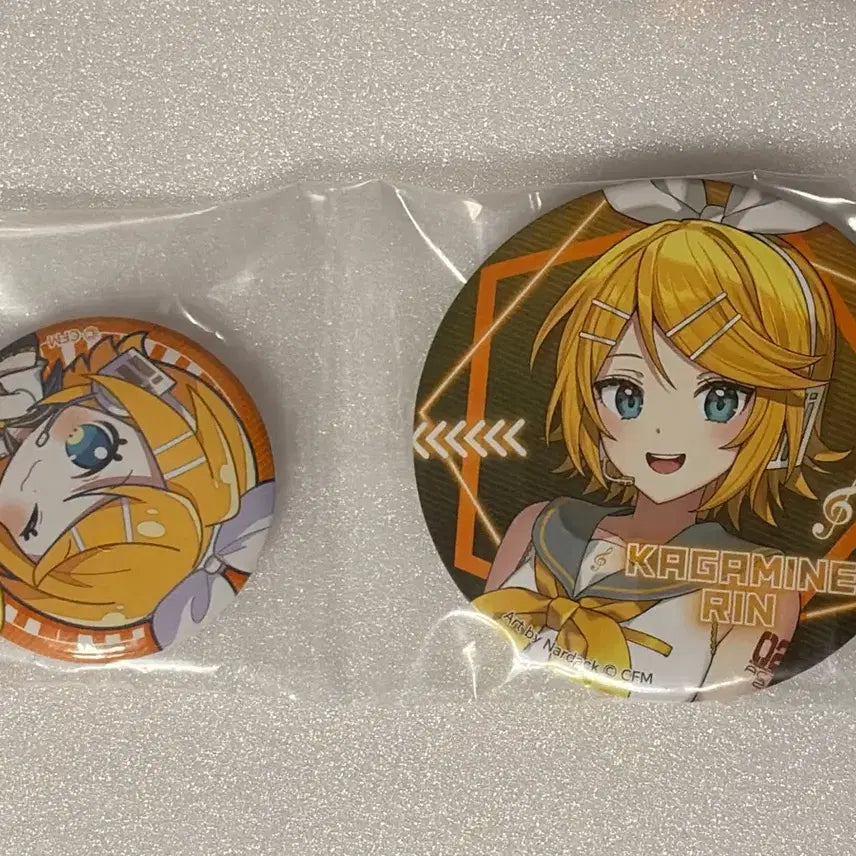 [BUNJANG] Kagamine Rin Ichiban Kuji E Prize Can Badge / 카가미네 린 제일복권 E상 캔뱃지 판매