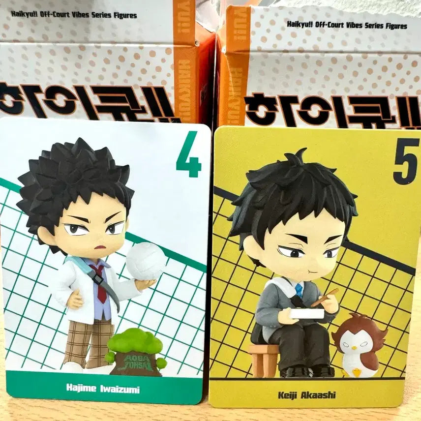 [BUNJANG] Haikyu!! Pop Mart Figures Akaashi &amp; Iwaizumi Bundle Set / 하이큐 팝마트 피규어 아카아시&amp;이와이즈미 일괄