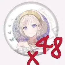 [BUNJANG] Hololive Todoroki Hajime Newwave Can Badge Set (48 pcs) / 홀로라이브 토도로키 하지메 뉴웨이브 캔뱃지 48개
