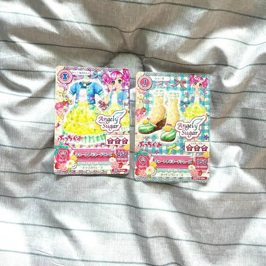 [BUNJANG] Aikatsu! Ai Stars! Japan Edition Momoko Kanade Angel Sugar Lemonade Card / 아이카츠 아이엠스타 일판 모모 마도카 엔젤리슈가 레모네이드 카드