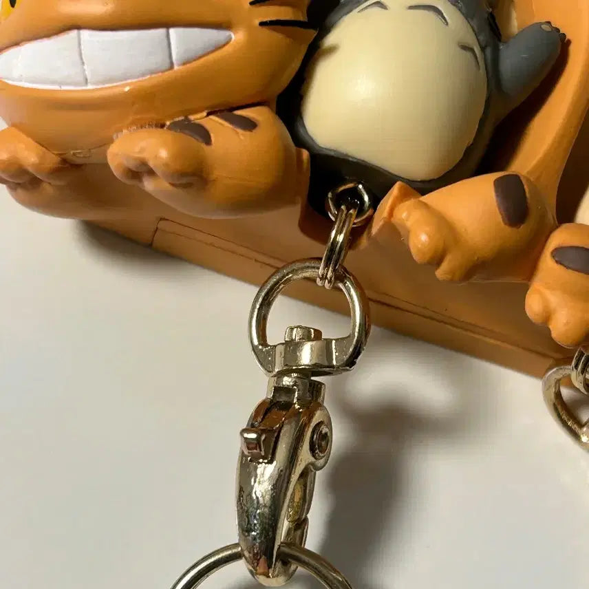 [BUNJANG] Ghibli Classic Nekobus Magnet Keyring Figure / (초레어/마지막가격) 지브리 고전 네코버스 키하우스 마그넷 키링 피규어 고양이 버스 열쇠고리 토토로 인형