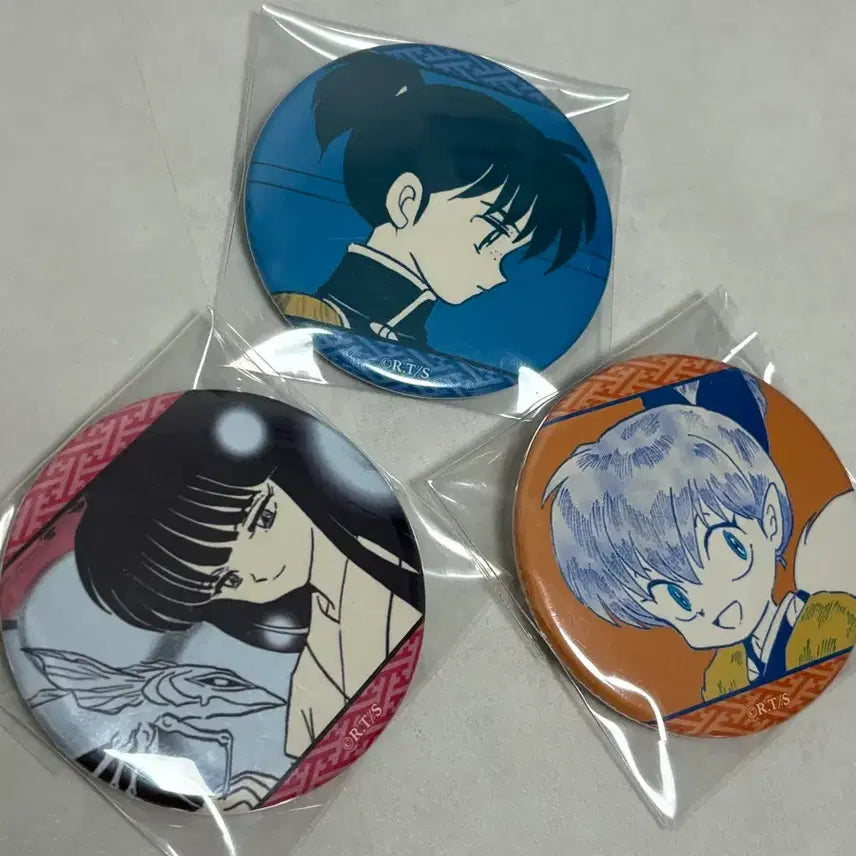 [BUNJANG] Inuyasha Celadon Porcelain Original Art Can Badge Kikyo Bundle Set / 이누야샤 원화 캔뱃지 키쿄우 일괄