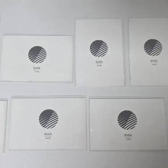 [BUNJANG] BTS Wings Tour Mini Photocard Suga Set / 방탄소년단 윙콘 미니포카 슈가 윤기 판매