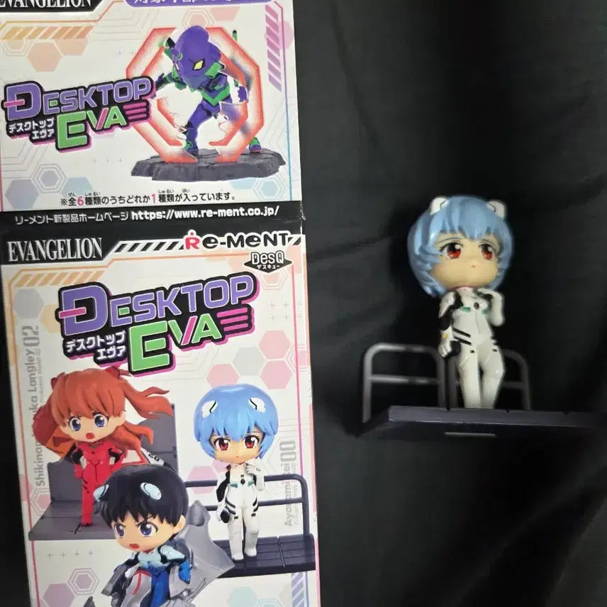 [BUNJANG] Evangelion Rei Ayanami Mini Desktop Figure / 에반게리온 레이 데스크탑 에바 미니 피규어