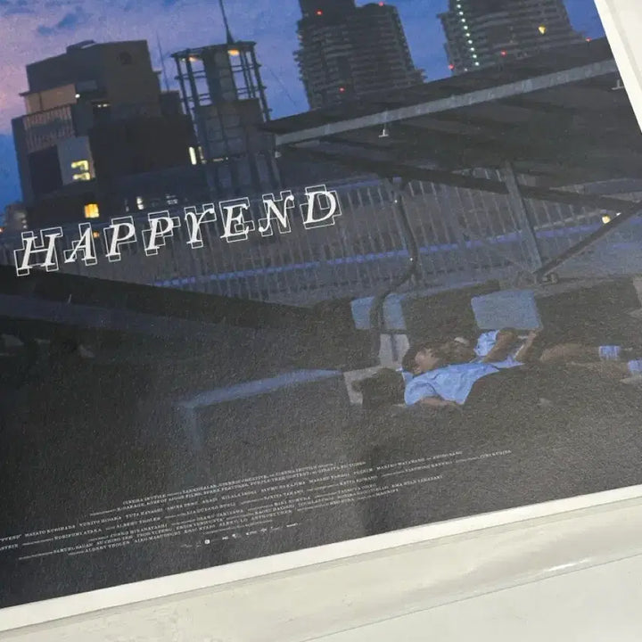 [BUNJANG] Happy End Rooftop Poster ver. 2 Lotte Cinema POB / 해피엔드 옥상 포스터 ver 2 롯데시네마 특전