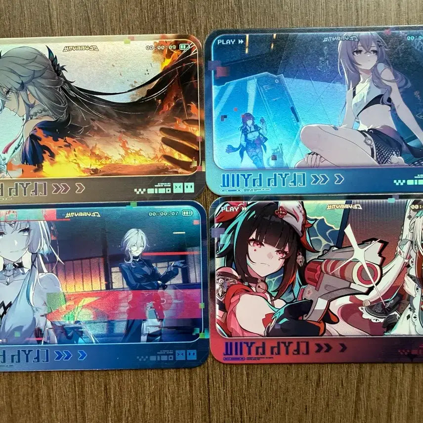 [BUNJANG] Honkai: Star Rail Exhibition Photocard Bundle Set (4 Types) / 스타레일 전시회 포토카드 4종 일괄 판매