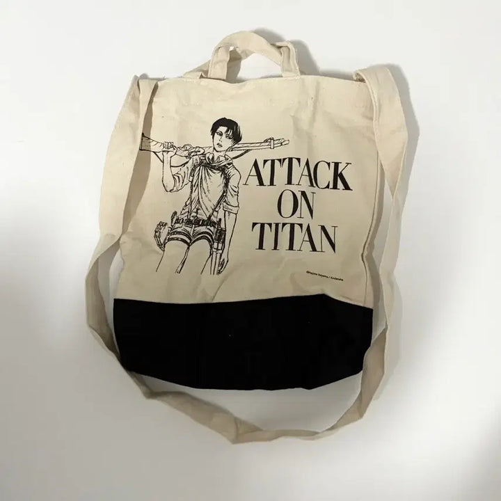 [BUNJANG] Attack on Titan Levi Tote Bag BEAMS x vivi / [진격거] 리바이 에코백 beams x vivi