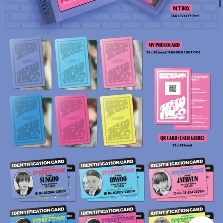 [BUNJANG] BOYNEXTDOOR 2nd EP [HOW?] Weverse Album / 보이넥스트도어 2집 EP [HOW?] 위버스 앨범