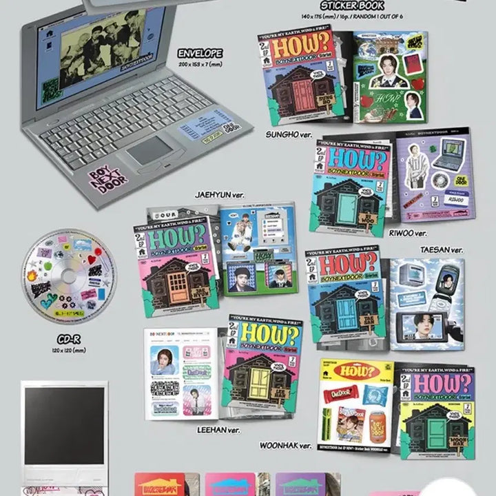 [BUNJANG] BOYNEXTDOOR 2nd EP [HOW?] Sticker Ver. / BOYNEXTDOOR 2nd EP [HOW?] 스티커 ver