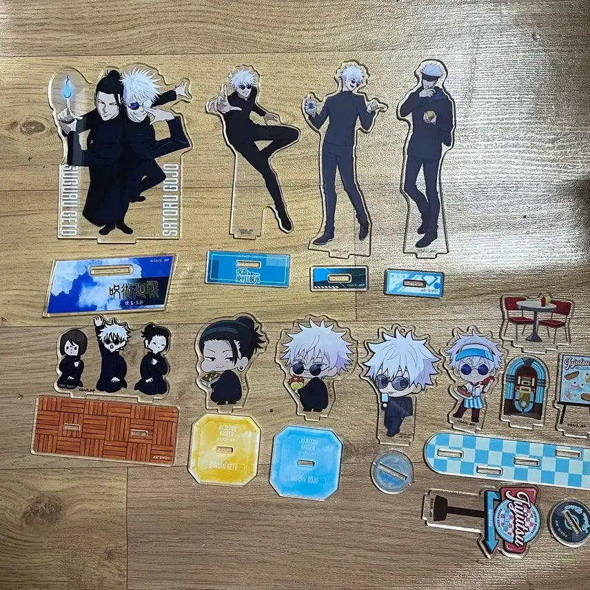 [BUNJANG] Jujutsu Kaisen Satoru Gojo &amp; Suguru Geto Acrylic Standee Bundle / 주술회전 고죠+게토 각종 아크릴 일괄판매