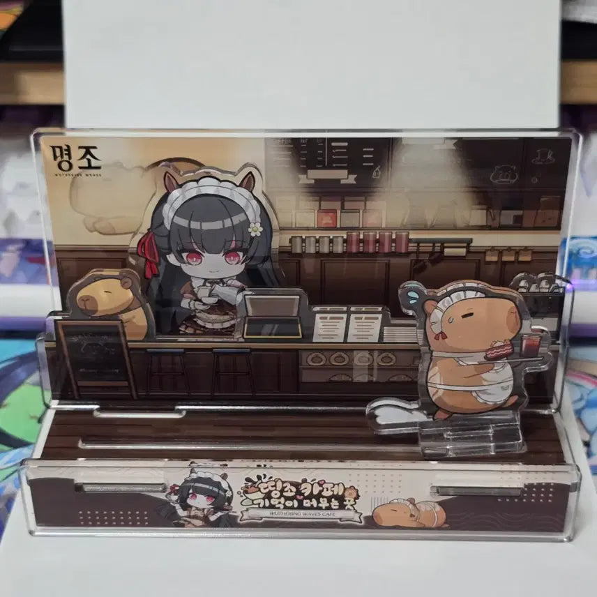 [BUNJANG] Myojo Limited Edition Goods Swing Acrylic Stand / 명조 한정판 굿즈 치사 카페, 그네