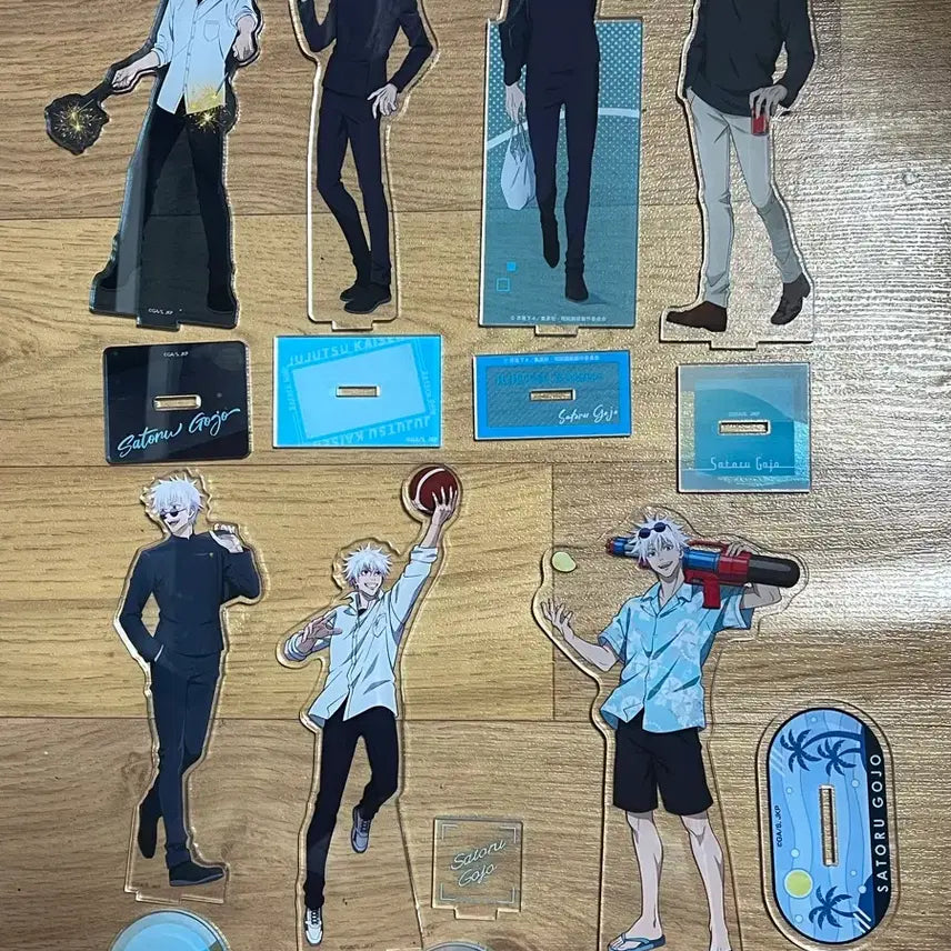 [BUNJANG] Jujutsu Kaisen Satoru Gojo Acrylic Standee Bundle (7 pcs) / 주술회전 고죠 각종 아크릴 일괄판매