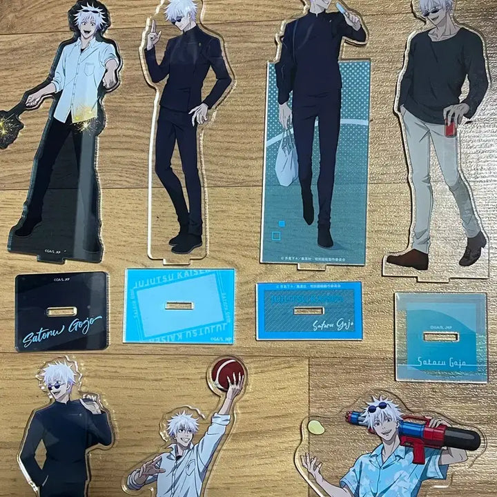 [BUNJANG] Jujutsu Kaisen Satoru Gojo Acrylic Standee Bundle (7 pcs) / 주술회전 고죠 각종 아크릴 일괄판매