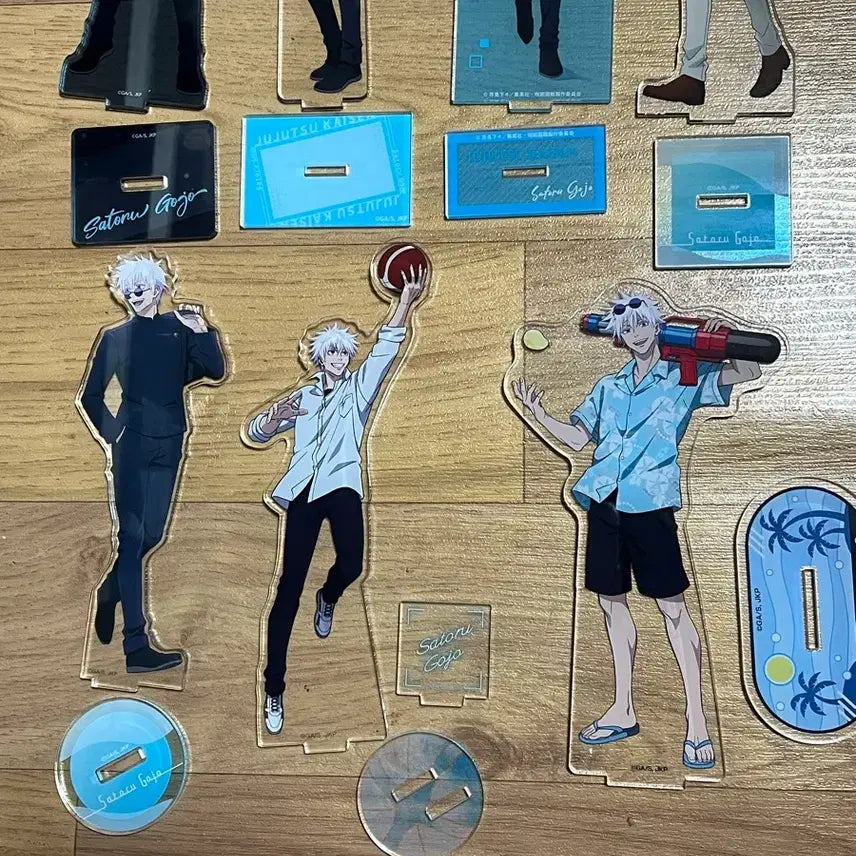 [BUNJANG] Jujutsu Kaisen Satoru Gojo Acrylic Standee Bundle (7 pcs) / 주술회전 고죠 각종 아크릴 일괄판매