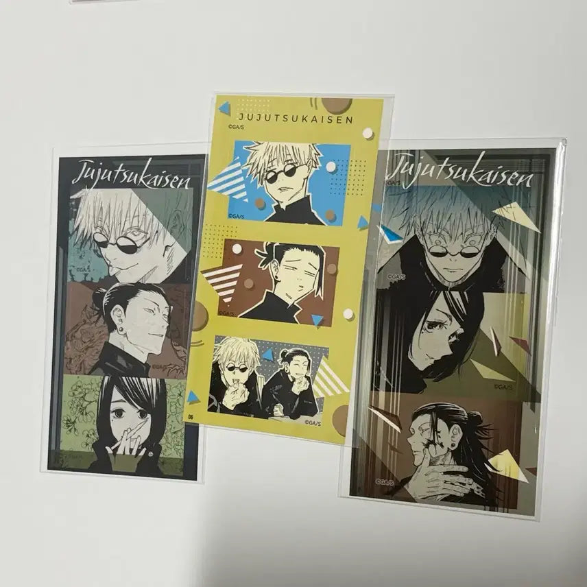 [BUNJANG] Jujutsu Kaisen: Hidden Inventory / Premature Death Original Art Sticker Set (Sashisu) / 주술회전 회옥옥절 원화 스티커 세트 (사시스)
