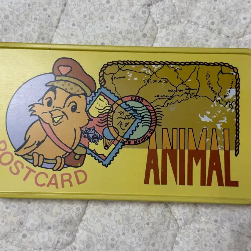 [BUNJANG] 1990s Vintage Animal Bingo Tin Case / 1990 중후반 추정 고전문구 동물 빙고 게임