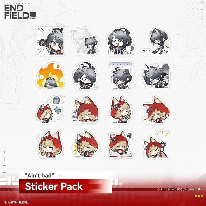 [BUNJANG] Arknights Endfield Roshini Tangtang Sticker Set / 명일방주 엔드필드 로시 탕탕 스티커 세트 씰