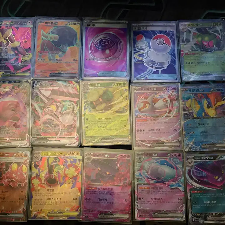 [BUNJANG] Pokemon Card Bundle (SR x4, VMAX x1, RR x9) / 포켓몬 카드 sr4장 vmax1장 rr9장 급처